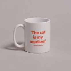 Carolee Schneemann 'The Cat Is My Medium' Mug