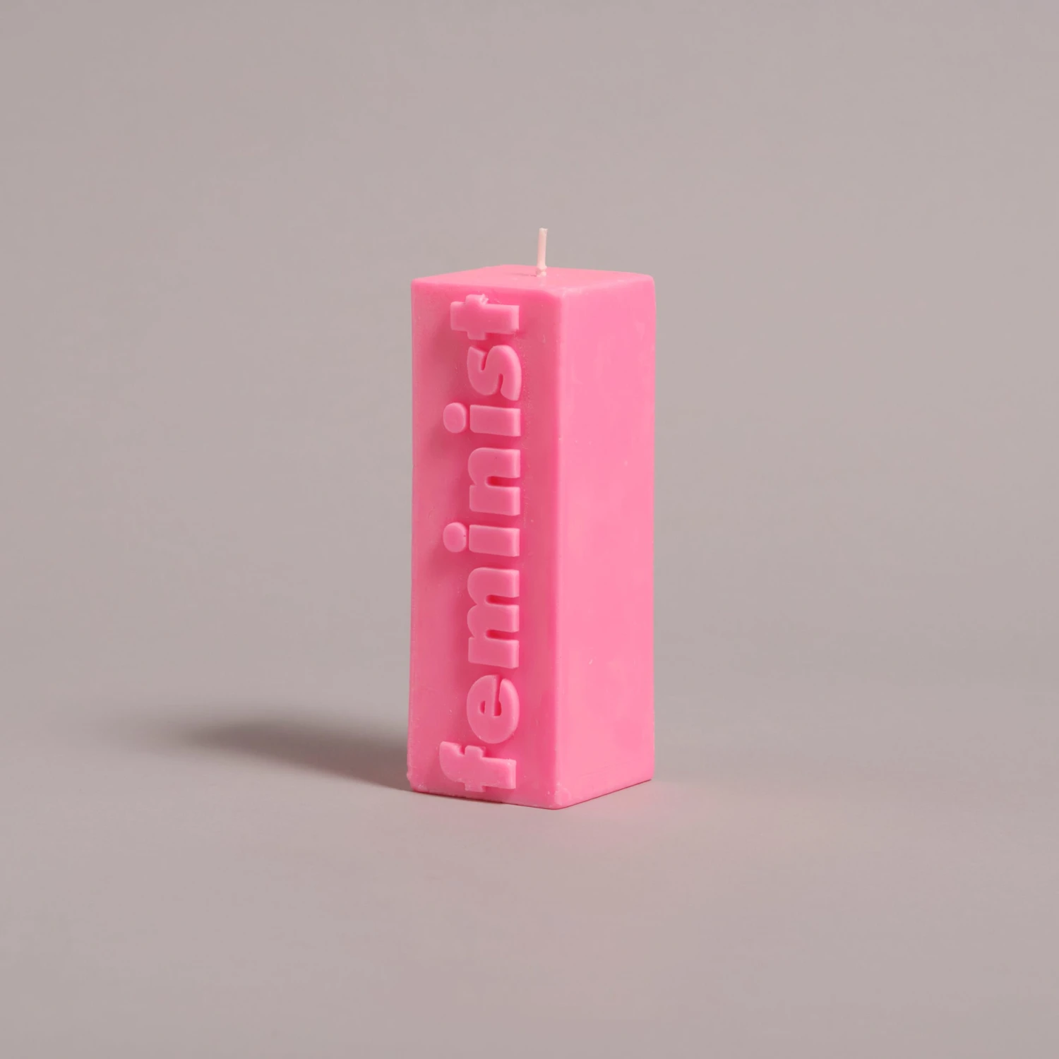 Feminist Slogan Pillar Candle 4 Feminist Slogan Pillar Candle - Image 2
