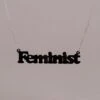 Feminist Slogan Necklace By Tatty Devine -Books Store 09.20 Barbican Shop 0265