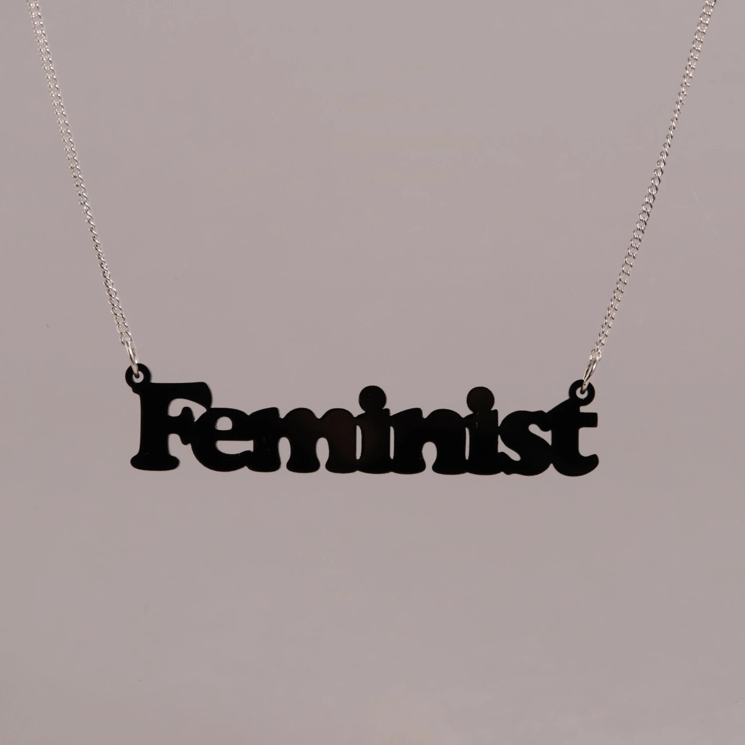 Feminist Slogan Necklace By Tatty Devine 3 Feminist Slogan Necklace By Tatty Devine