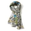 London Map Scarf -Books Store 1125 londonmap 2