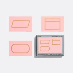 Sticky Labels Pink Anywhere -Books Store 12 Before Breakfast Anywhere Labels pink 3