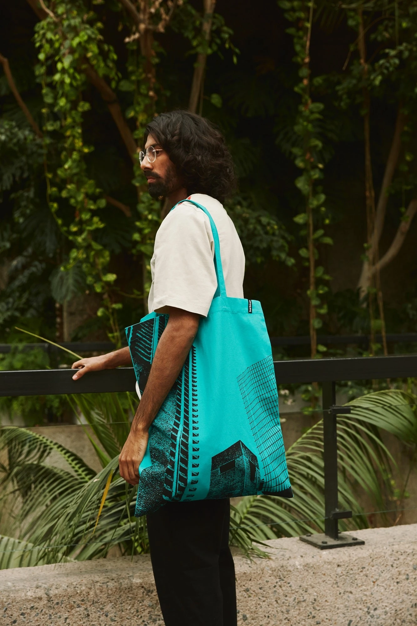 Large Concrete Utopia Tote Bag By Apparel & Lovers 4 Large Concrete Utopia Tote Bag By Apparel & Lovers - Image 2