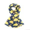 Retro Shapes Scarf Navy & Yellow -Books Store 22010 retro shapes scarf navy 2