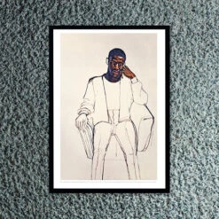 Alice Neel A3 Print, Black Draftee (James Hunter), 1965