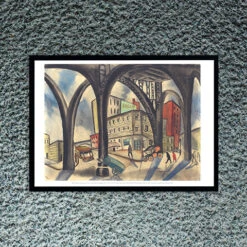 Alice Neel A3 Print, Cityscape, 1933