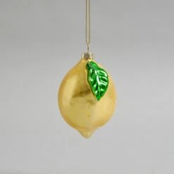 Shimmering Lemon Bauble