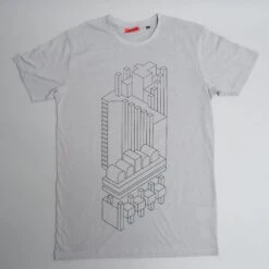 Grey Barbican Architecture Collection T-shirt