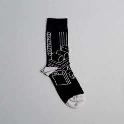 Barbican Architecture Collection Socks: Black -Books Store BarbicanSocks 0597