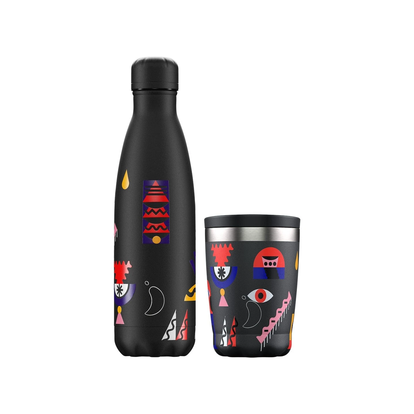 Fantasy Bottle & Coffee Cup Set By Chilly's 3 Fantasy Bottle & Coffee Cup Set By Chilly's