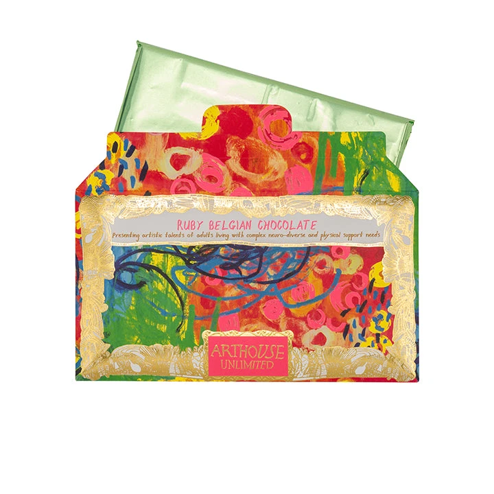 I Am Disco Ruby Belgian Chocolate Bar 4 I Am Disco Ruby Belgian Chocolate Bar - Image 2