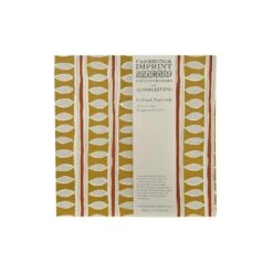Charleston Stripe Square Notebook