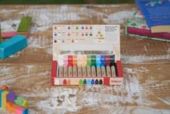 Kitpas Rice Bran Wax Crayon 12 Colours -Books Store DSC06266