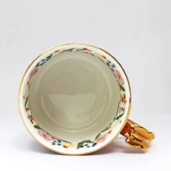 Eden Leaf Pink Ceramic Mug -Books Store EDECUPLEA 4