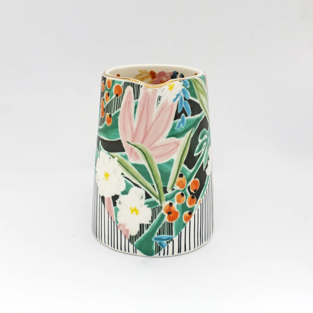 Eden Stripes Ceramic Milk Jug 5 Eden Stripes Ceramic Milk Jug - Image 3