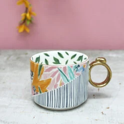 Eden Stripes Ceramic Mug -Books Store Ede Cup Str 1