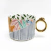 Eden Stripes Ceramic Mug -Books Store Ede Cup Str 6