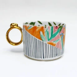 Eden Stripes Ceramic Mug -Books Store Ede Cup Str 7