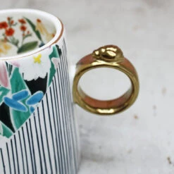 Eden Stripes Ceramic Milk Jug 14 Eden Stripes Ceramic Milk Jug -Books Store Ede Jug 3