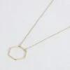 Evi Hexagon Necklace 1 Evi Hexagon Necklace -Books Store Evigoldnecklace