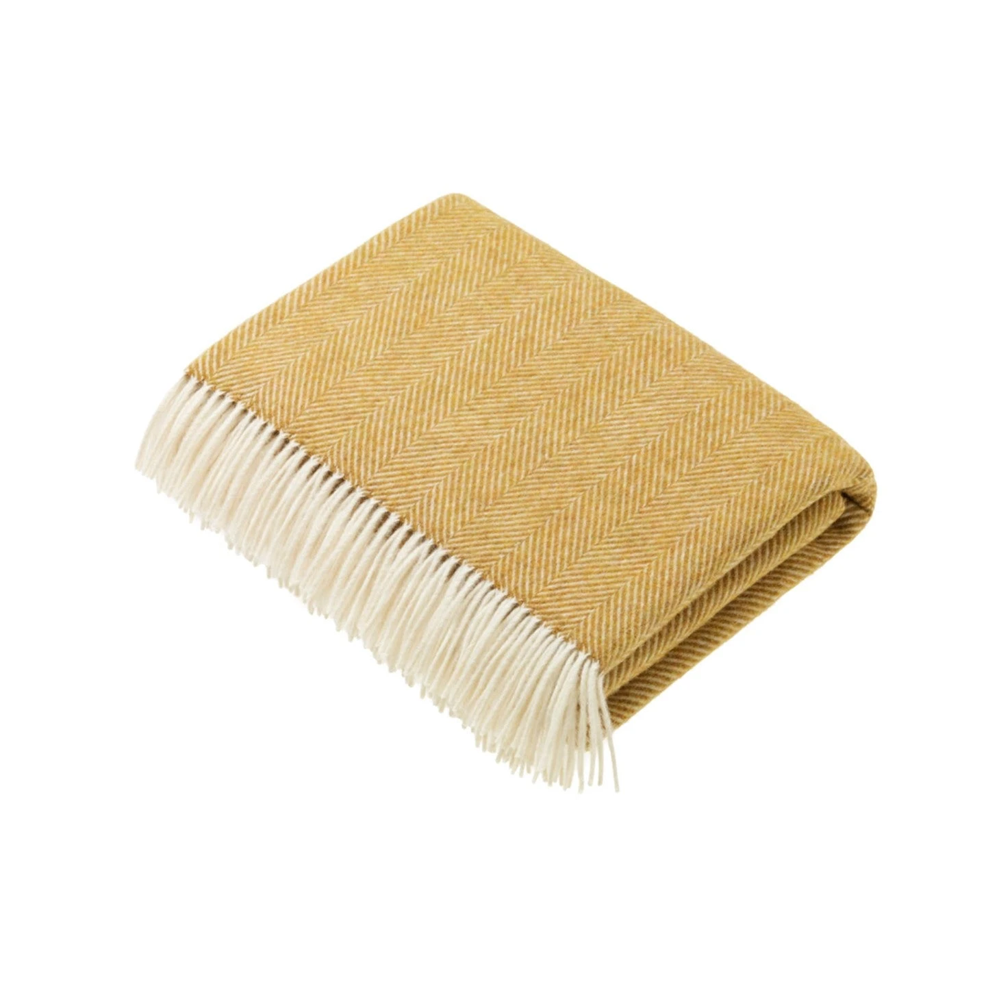 Herringbone Merino Blanket Gold 3 Herringbone Merino Blanket Gold