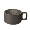 Matt Black Coffee Dripper By Hasami Porcelain