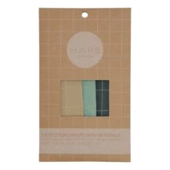 Blue Cotton Beeswax Wrap Set
