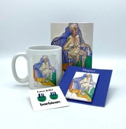 Alice Neel Blue Stripes & Teal Studs -Books Store IMG 1089