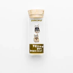 Cat Gurrrl Power Stud Earrings