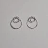 Silver Hoop Ear Jackets By Otis Jaxon -Books Store Jewellery 0054