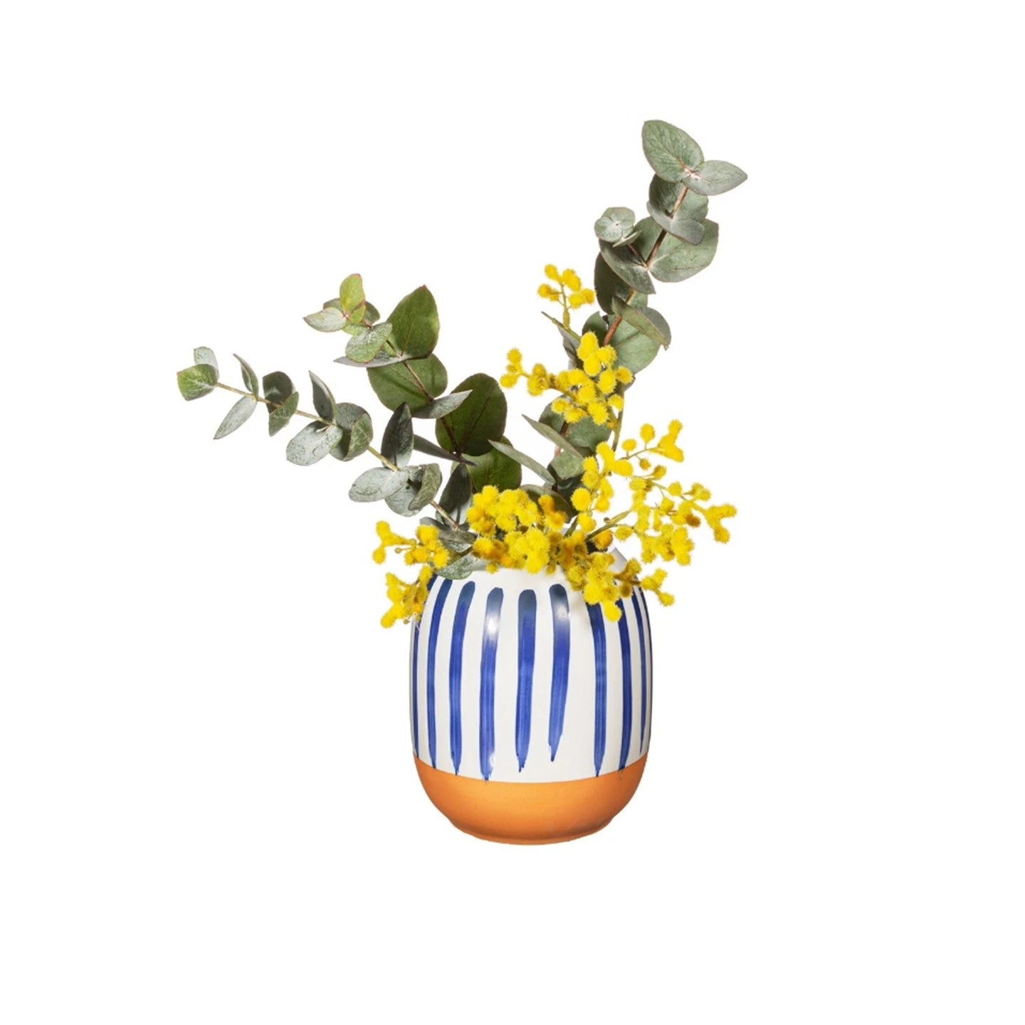 Paros Blue Stripe Small Vase 4 Paros Blue Stripe Small Vase - Image 2