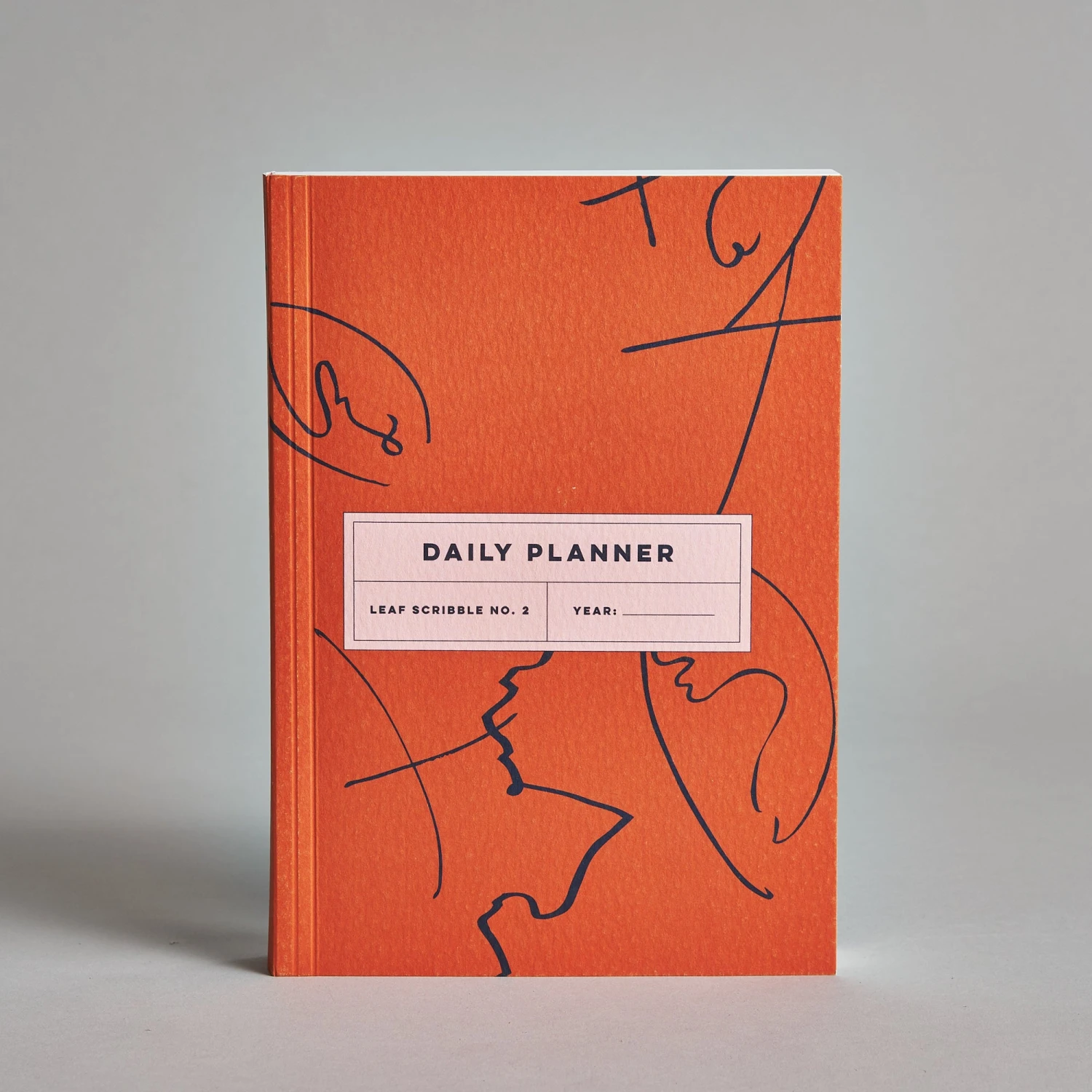 Leaf Scribble No. 2 Daily Planner 3 Leaf Scribble No. 2 Daily Planner