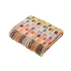 Rainbow Ribbon Blanket Beige Multi