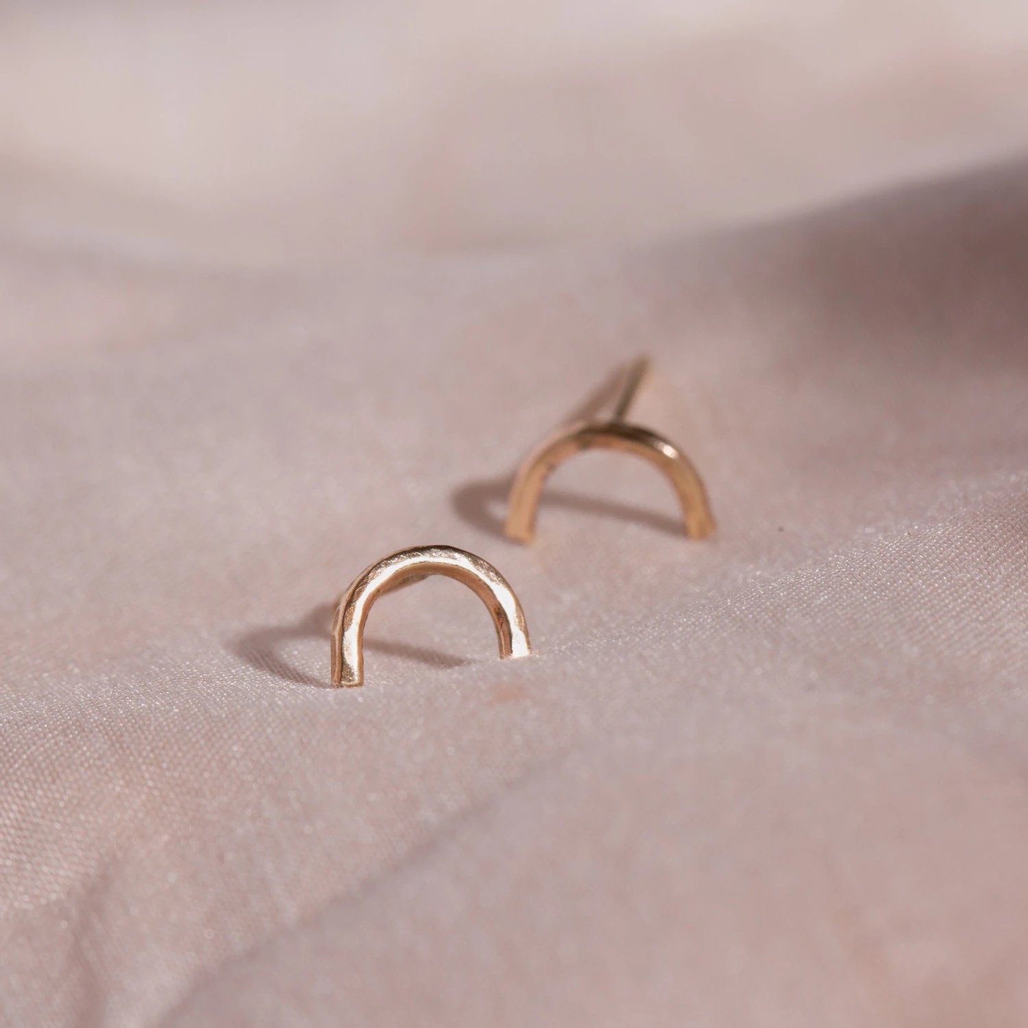 Gold Arch Studs By Studio Adorn 3 Gold Arch Studs By Studio Adorn