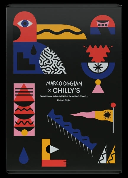 Fantasy Bottle & Coffee Cup Set By Chilly's 4 Fantasy Bottle & Coffee Cup Set By Chilly's - Image 2