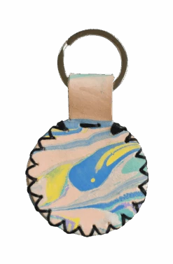 Marble & Stitch Keyrings Kit Pastels Colourway -Books Store marbledpastelkeyringcopy