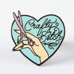 Crafty Bitch Enamel Pin